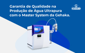 Capa de Garantia de Qualidade na Produção de Água Ultrapura com o Master System da Gehaka